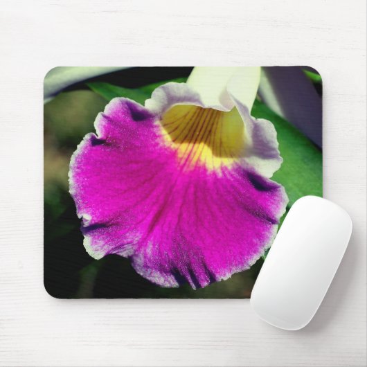 Lila Orchid-Blume Mousepad (Mit Mouse)