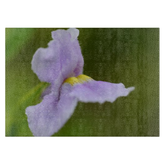 Lila Orchid-Blume Schneidebrett (Vorderseite)