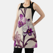 Lila Orchid-Blume Schürze (InSitu)