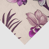 Lila Orchid-Blume Seidenpapier (Ausschnitt)