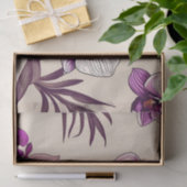 Lila Orchid-Blume Seidenpapier (Geschenk)