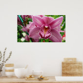 Lila Orchid Elegante Poster (Küche)