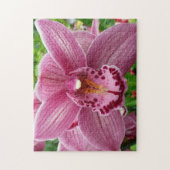 Lila Orchid Elegante Puzzle (Vertikal)