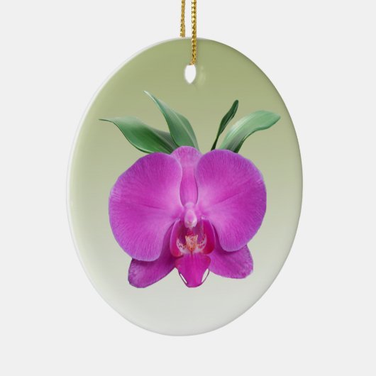 Lila Orchid Keramik Ornament (Rechts)
