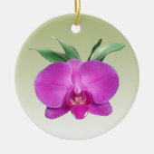 Lila Orchid Keramik Ornament (Vorne)