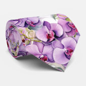 Lila Orchid Krawatte (Gerollt)