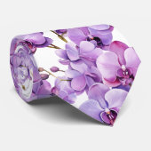 Lila Orchid Krawatte (Gerollt)