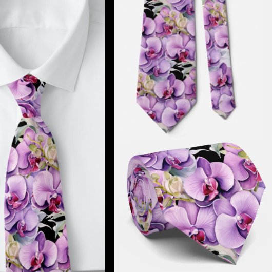 Lila Orchid Krawatte