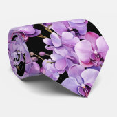 Lila Orchid Krawatte (Gerollt)