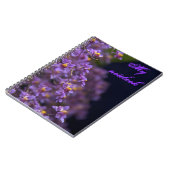 Lila Orchid-Notebook Notizblock (Linke Seite)