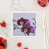 Lila Orchid Paper Napkin Serviette (Beispiel)