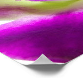 Lila Orchid-Poster Poster (Ecke)