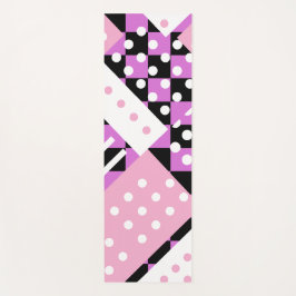 Lila, orchid rosa Punkte Yogamatte