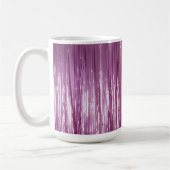 Lila orchid rosa Tinsel Streifen Kaffeetasse (Links)