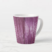 Lila orchid rosa Tinsel Streifen Milchtasse (Rechte Ecke)