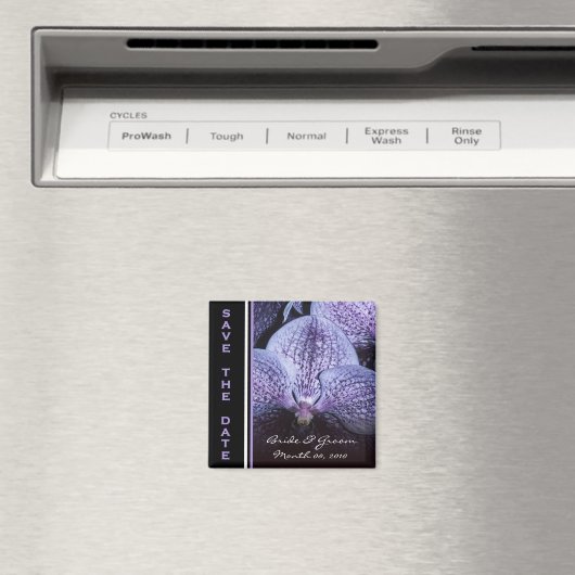 Lila Orchid Speichern der Datumsmagnete Magnet (In Situ (Geschirrspüler))