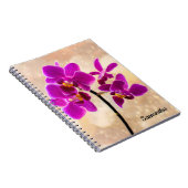 Lila Orchid Spiralheft Notizblock (Rechte Seite)