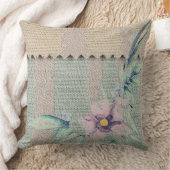 Lila Orchid-Strip-Kissen Kissen (Decke)