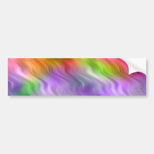 Lila Orchid Wavy Textur Autoaufkleber (Vorne)
