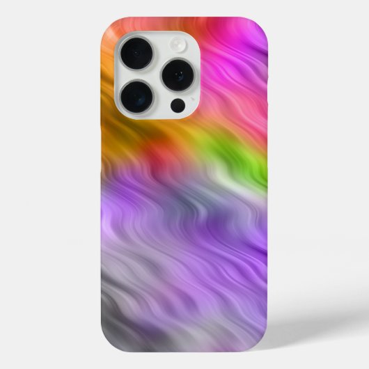 Lila Orchid Wavy Textur Case-Mate iPhone Hülle (Rückseite)