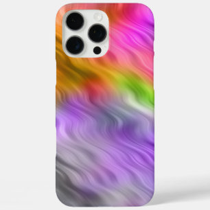 Lila Orchid Wavy Textur iPhone 16 Pro Max Hülle