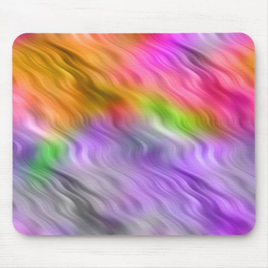 Lila Orchid Wavy Textur Mousepad (Vorne)