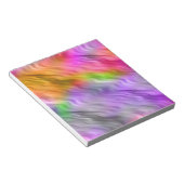 Lila Orchid Wavy Textur Notizblock (angewinkelt)