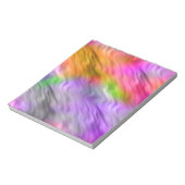 Lila Orchid Wavy Textur Notizblock (Rotiert)