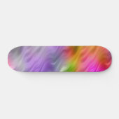 Lila Orchid Wavy Textur Skateboard (Horizontal)