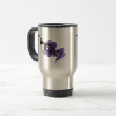 Lila orchide Blume, Tasse (Vorderseite Links)