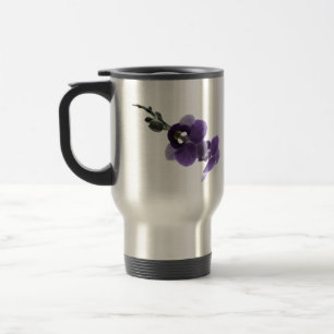 Lila orchide Blume, Tasse