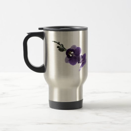 Lila orchide Blume, Tasse (Links)