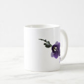 Lila orchide Blume, Tasse (VorderseiteRechts)