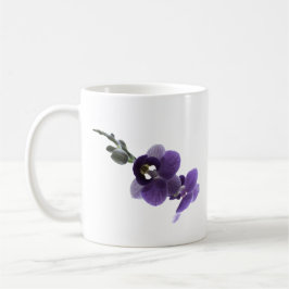 Lila orchide Blume, Tasse