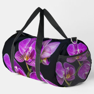 Lila Orchidee Duffle Bag