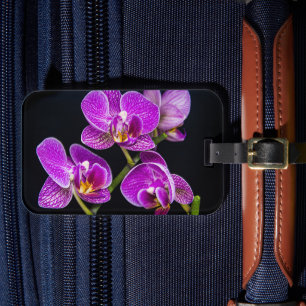Lila Orchidee Gepäckanhänger