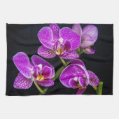 Lila Orchidee Geschirrtuch (Horizontal)
