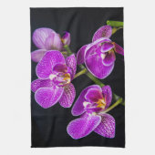 Lila Orchidee Geschirrtuch (Vertikal)