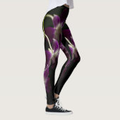 Lila Orchidee Leggings (Rechts)