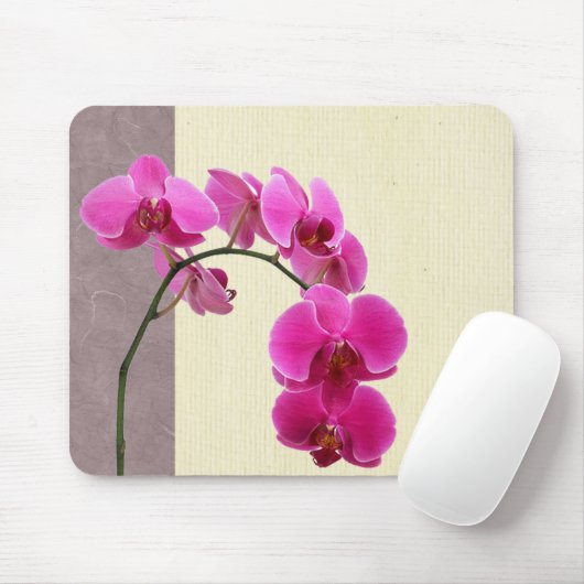 Lila Orchidee Mousepad (Mit Mouse)