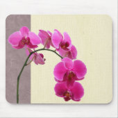 Lila Orchidee Mousepad (Vorne)