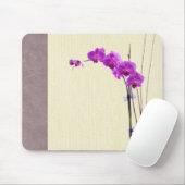 Lila Orchidee Mousepad (Mit Mouse)