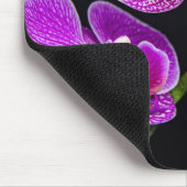 Lila Orchidee Mousepad (Ecke)