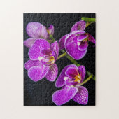 Lila Orchidee Puzzle (Vertikal)