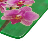 Lila Orchidee  Schneidebrett (Ecke)