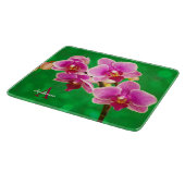 Lila Orchidee  Schneidebrett (Ecke)