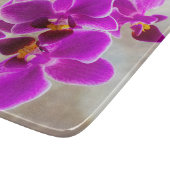 Lila Orchidee Schneidebrett (Ecke)