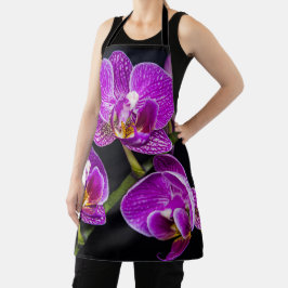 Lila Orchidee Schürze