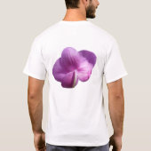 Lila Orchidee T-Shirt (Rückseite)
