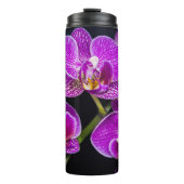 Lila Orchidee Thermosbecher (Vorderseite)